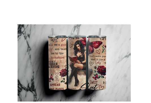 BOOK SMUT LOVER|| Sublimation Tumbler || Stainless Tumbler